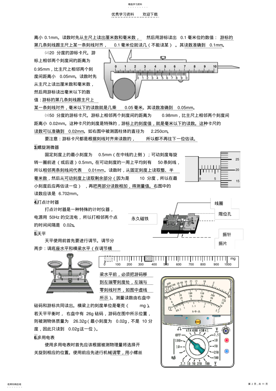 2022年高中物理实验总复习 .pdf_第2页