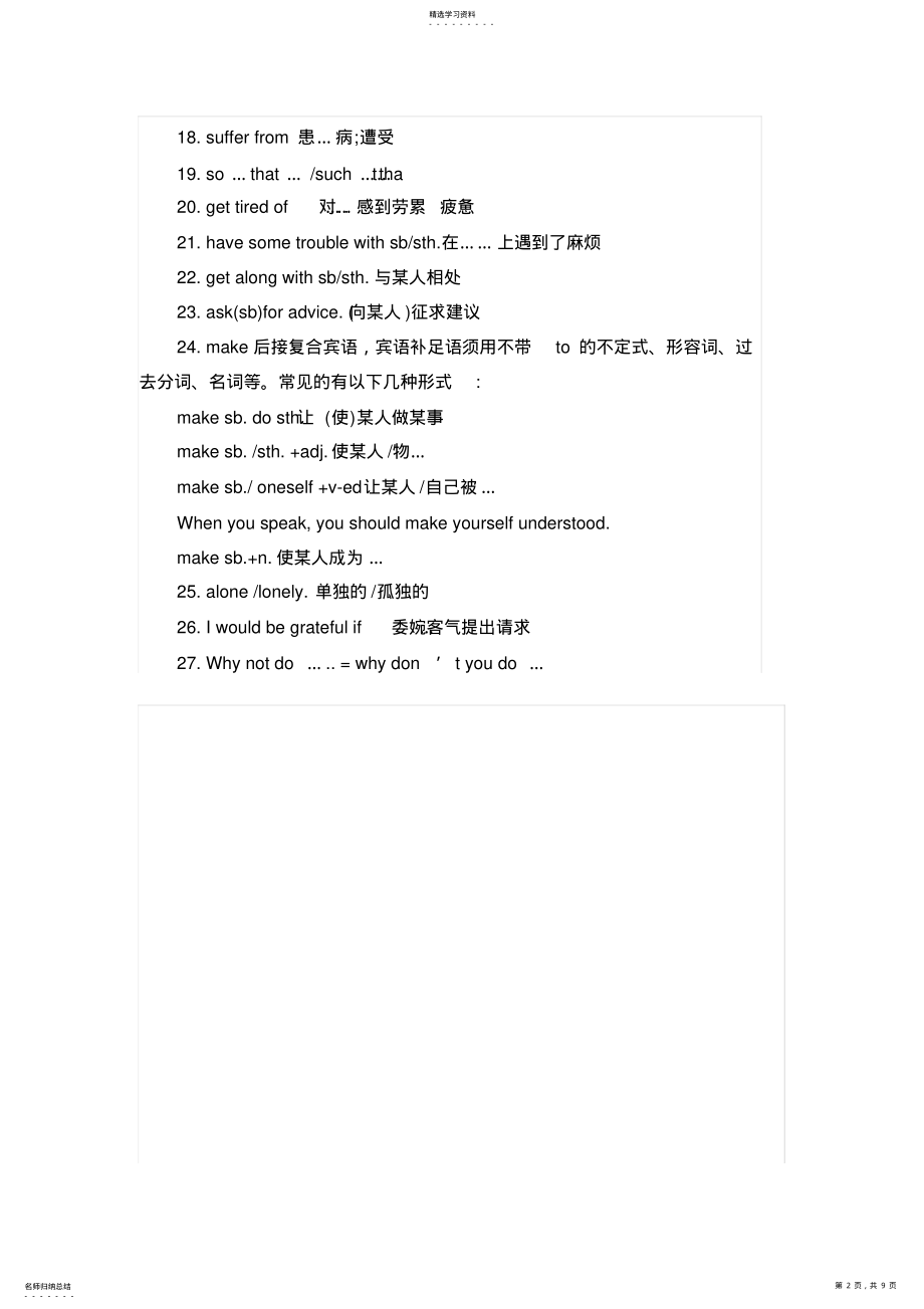 2022年高一英语必修1知识点总结 .pdf_第2页