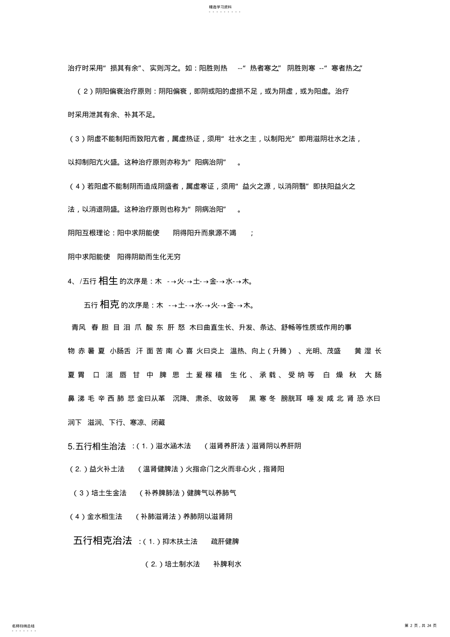 2022年执业中药药学综合重点考点归纳 .pdf_第2页