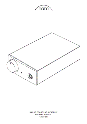 Naim慕烁StageLine使用说明书.pdf