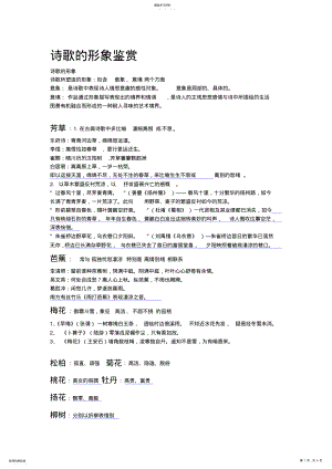 2022年归纳最全古代诗歌意象 .pdf