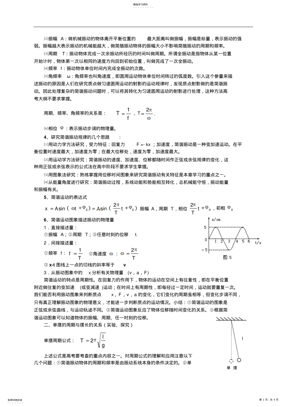 2022年高中物理选修3-4知识点总结 .pdf_第2页