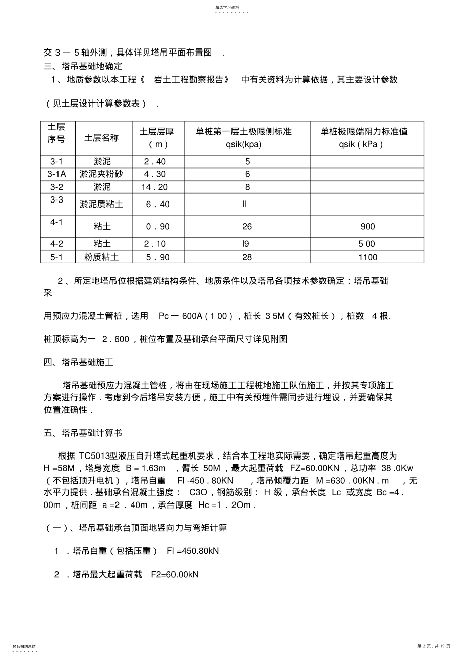 2022年龙霞南华小区塔吊专项技术方案 .pdf_第2页