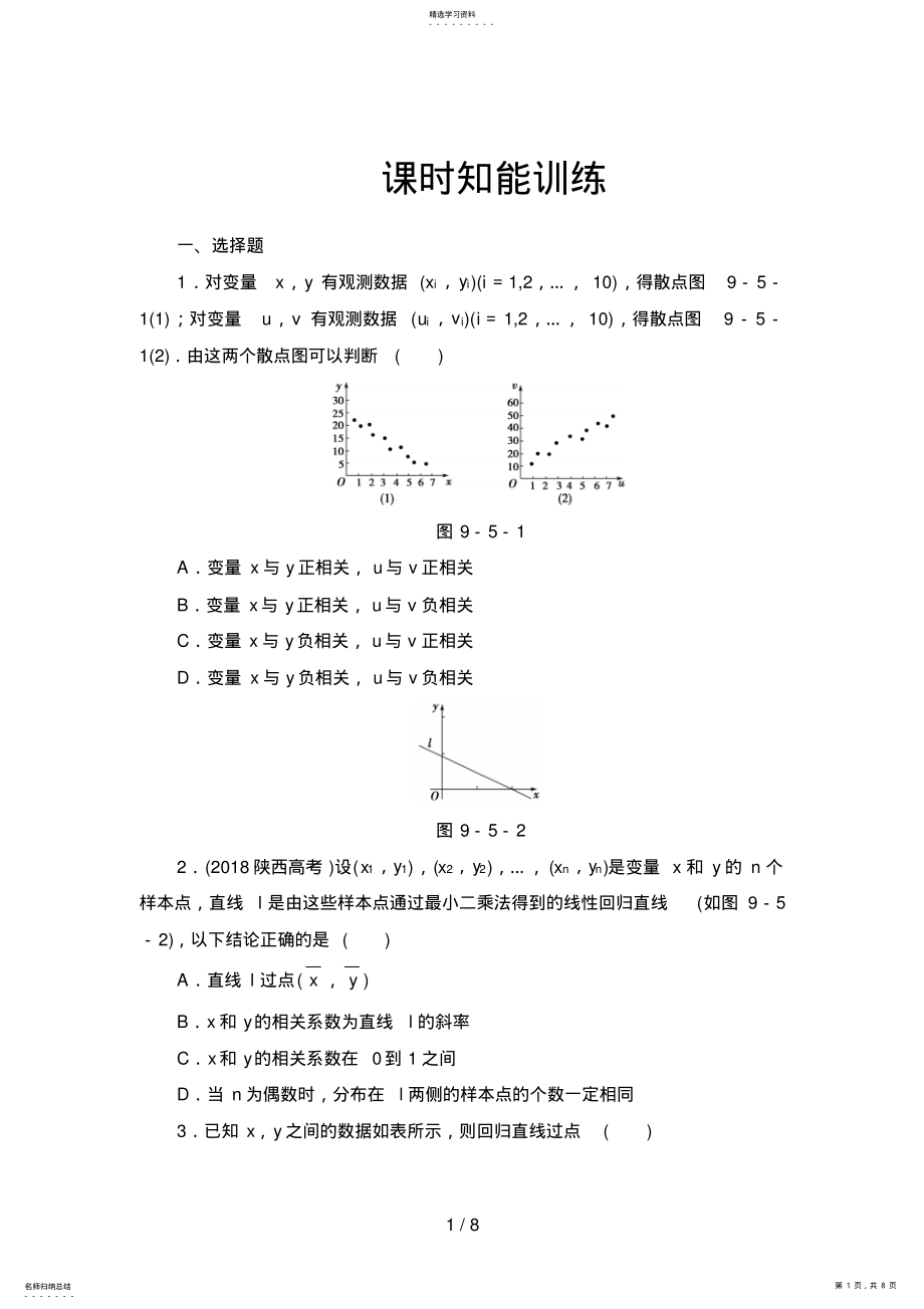 2022年高考数学一轮复习配套练习 .pdf_第1页