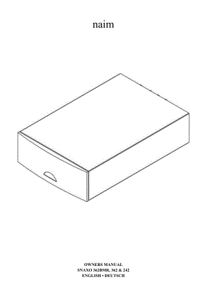 Naim慕烁SNAXO242使用说明书.docx