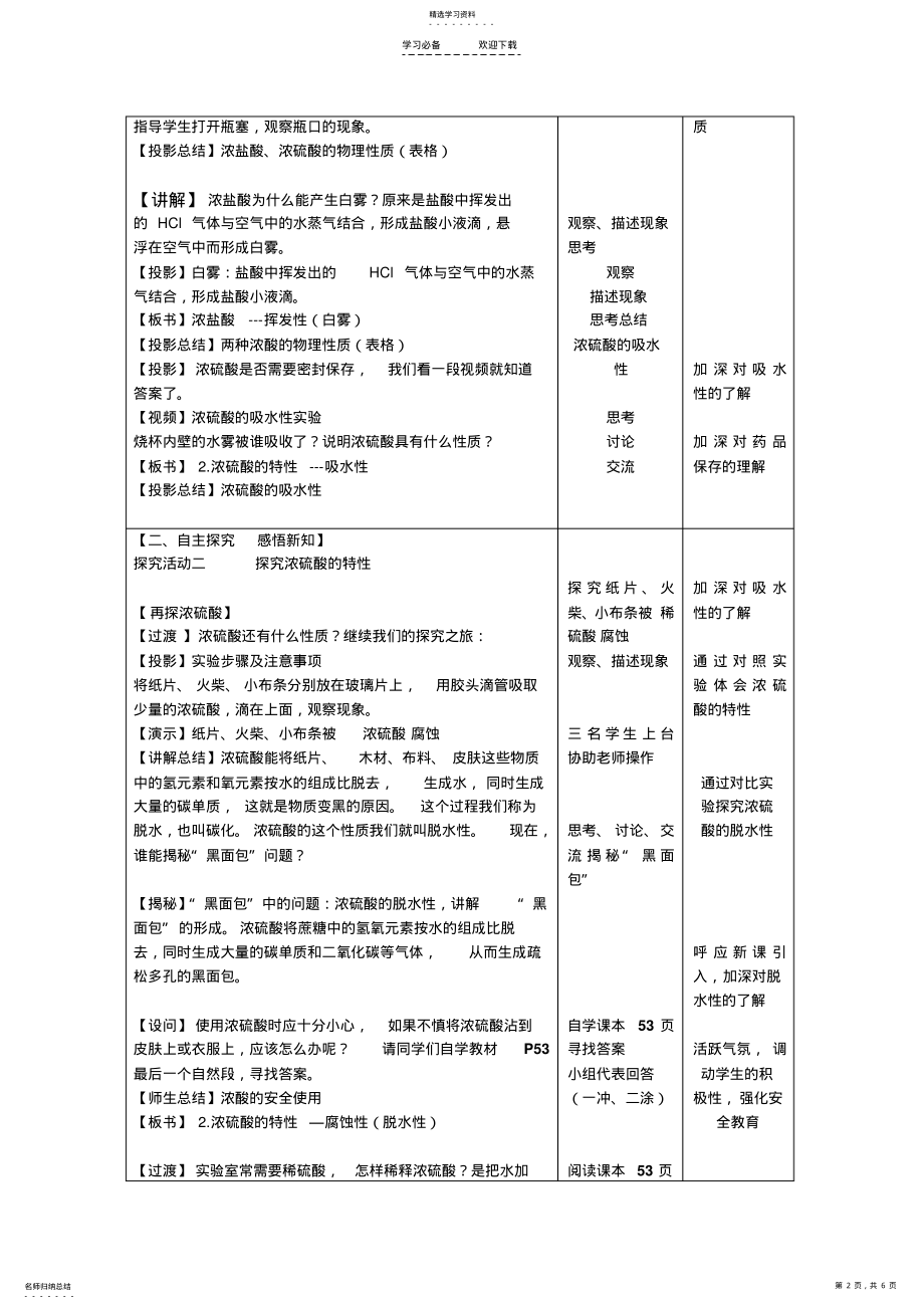 2022年常见的酸-优质课-教案 .pdf_第2页