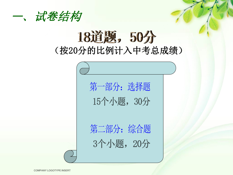 2016地理中考试卷分析ppt课件.ppt_第2页