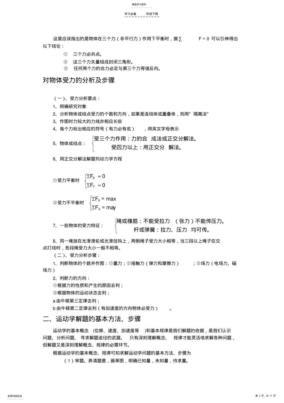 2022年高中物理解题方法大全 .pdf_第2页