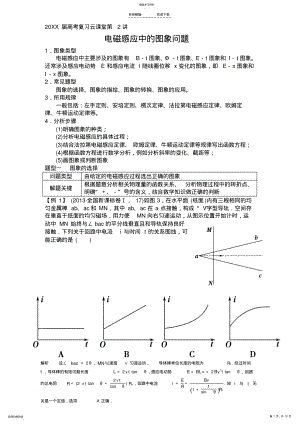 2022年高考物理-电磁感应中的图像问题 .pdf