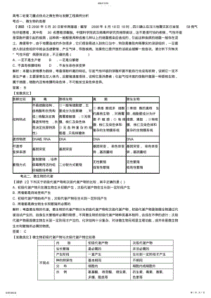 2022年高考二轮复习重点热点之微生物与发酵工程 .pdf