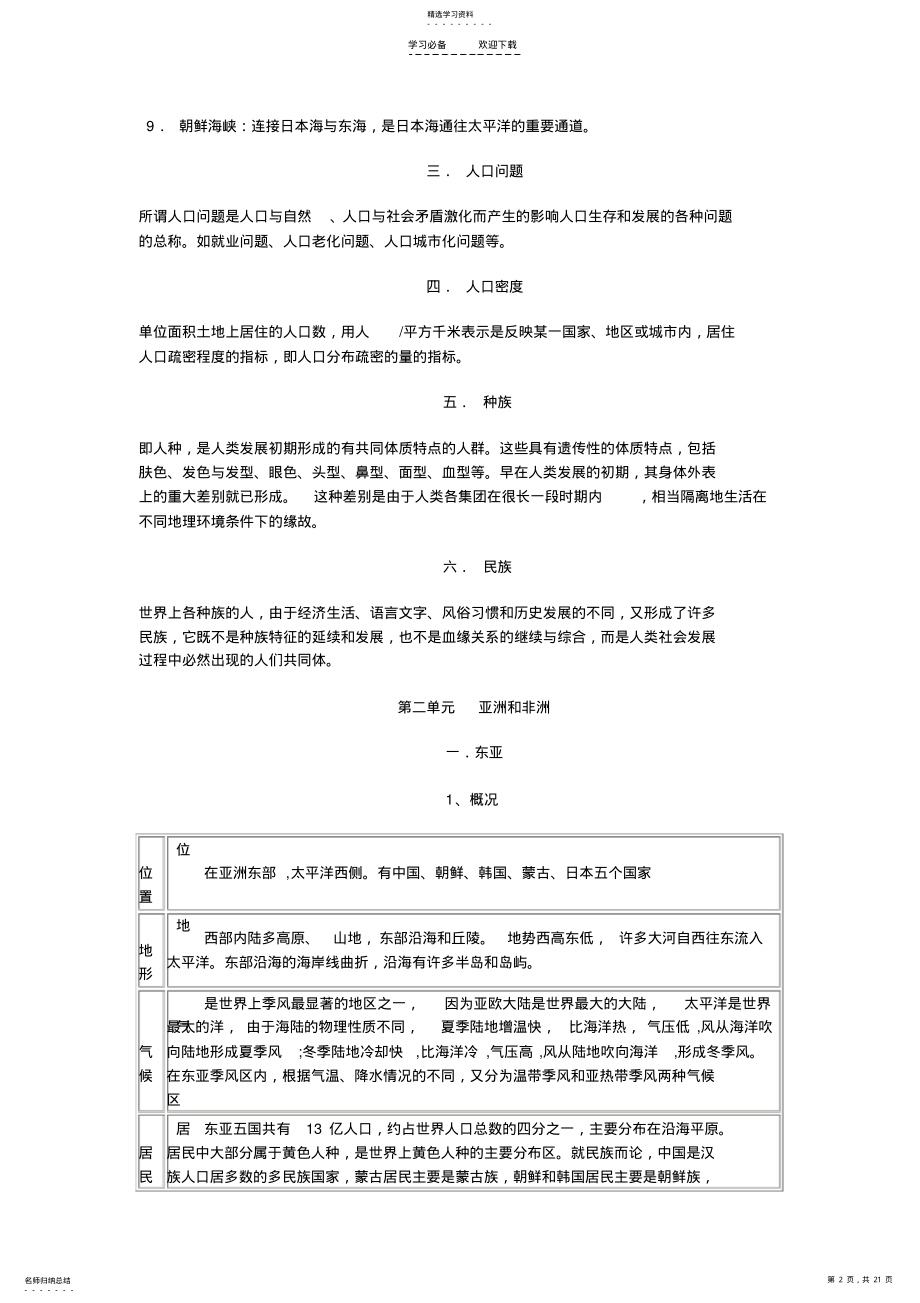 2022年高考地理知识点系统总结 .pdf_第2页