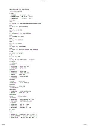 2022年高中语文必修五文言知识归纳 .pdf