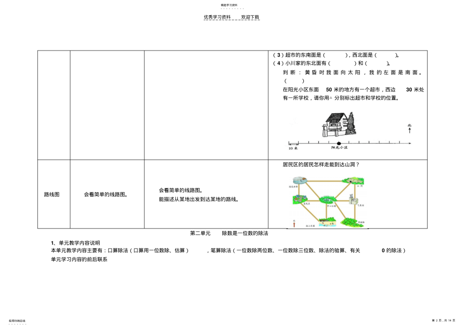 2022年数学三年级下册评价标准 .pdf_第2页