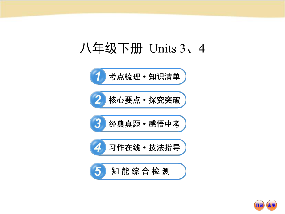 初中英语八年级下册_Units_3、4.ppt_第1页