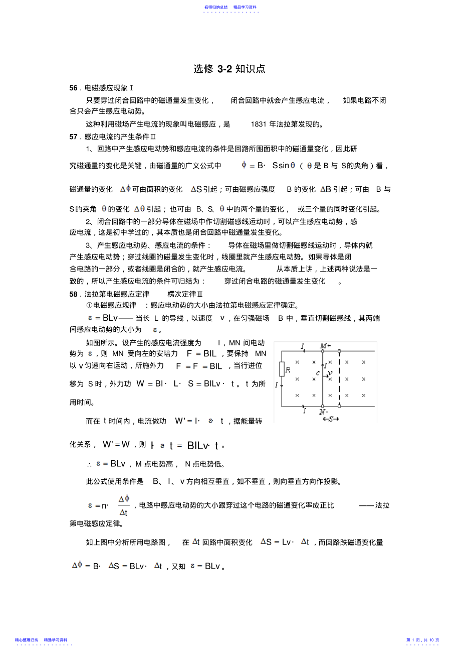 2022年高中物理选修3-2知识点总结 2.pdf_第1页