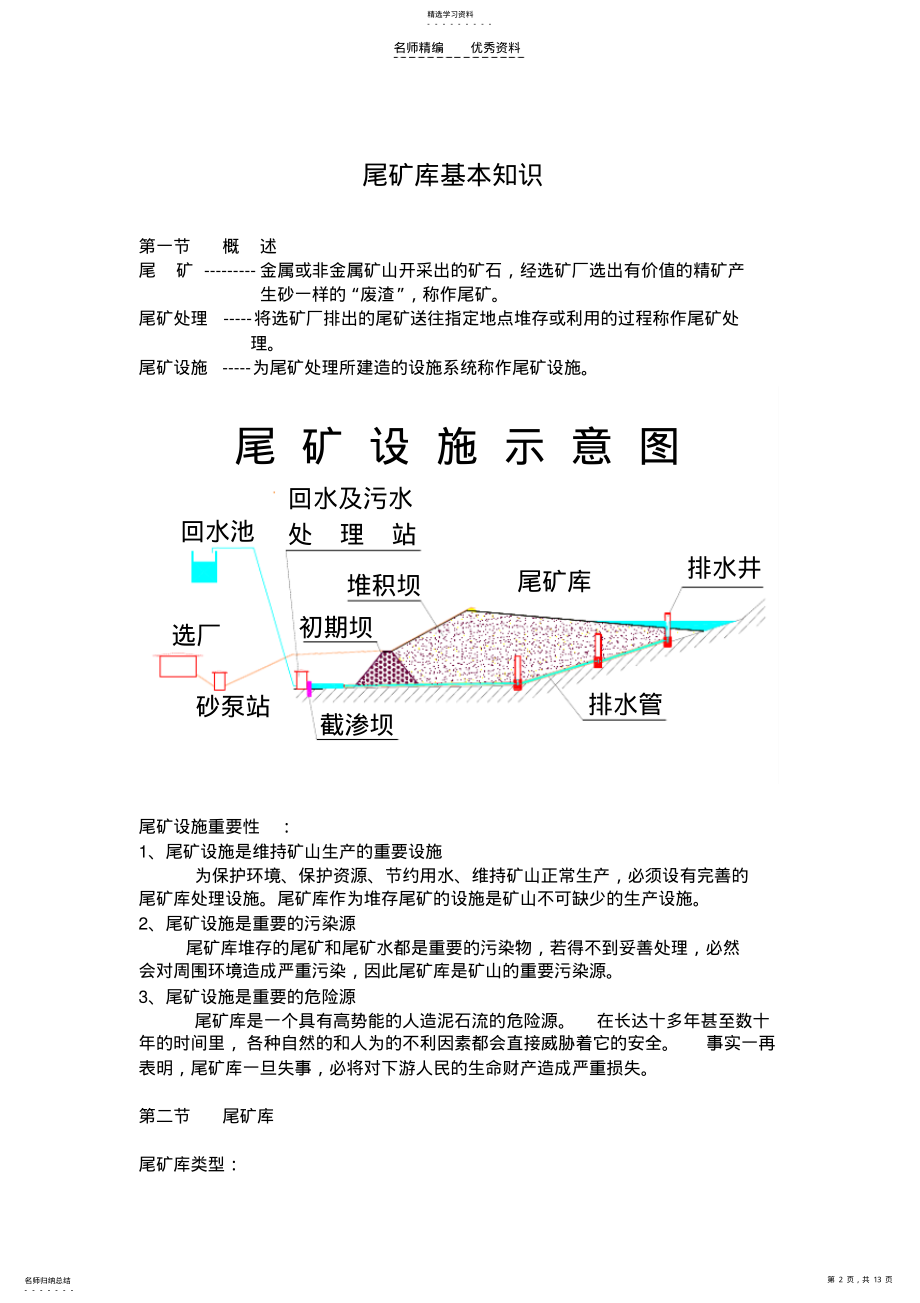 2022年尾矿库基础知识培训 .pdf_第2页