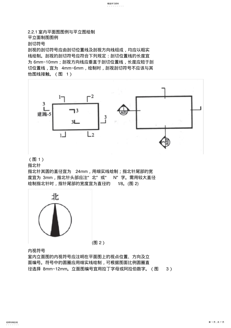 2022年手绘室内平面图图例和平立图绘制 .pdf_第1页