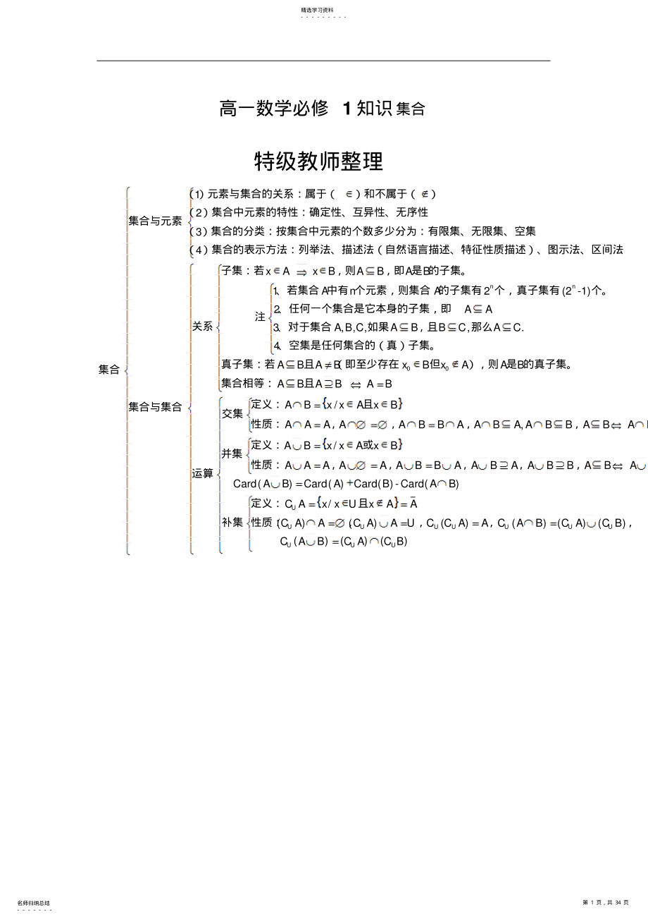 2022年高中数学必修1-5知识点 2.pdf_第1页