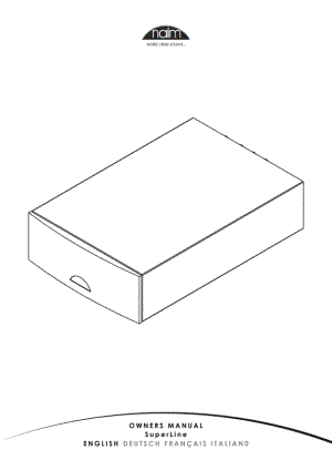 Naim慕烁Superline使用说明书.pdf