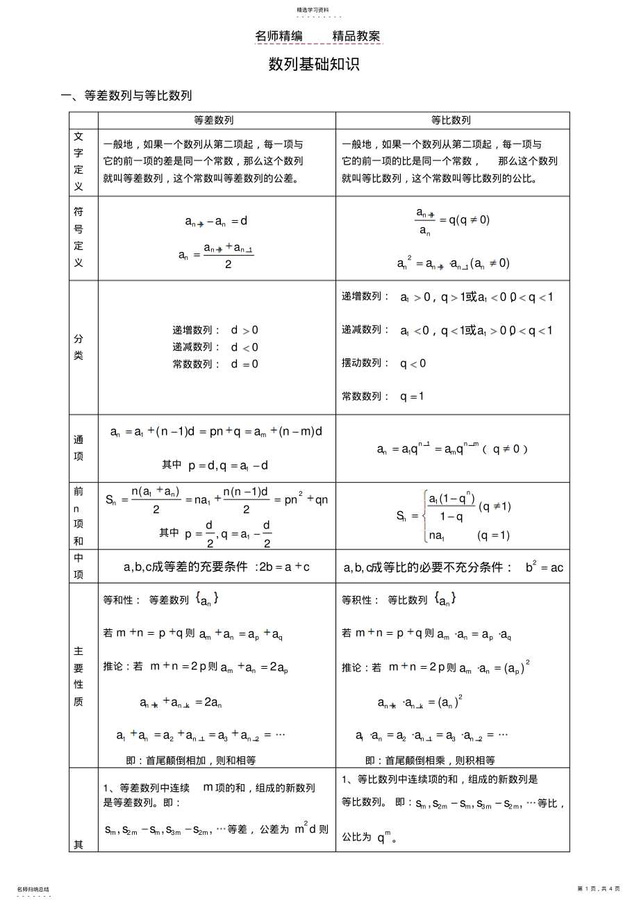 2022年数学教案数列基础 .pdf_第1页