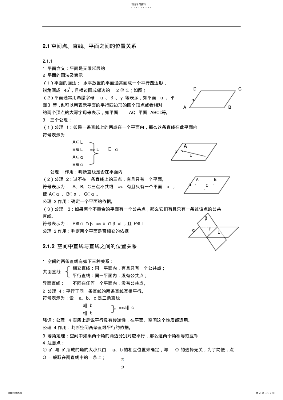 2022年高中数学必修2知识点 .pdf_第2页