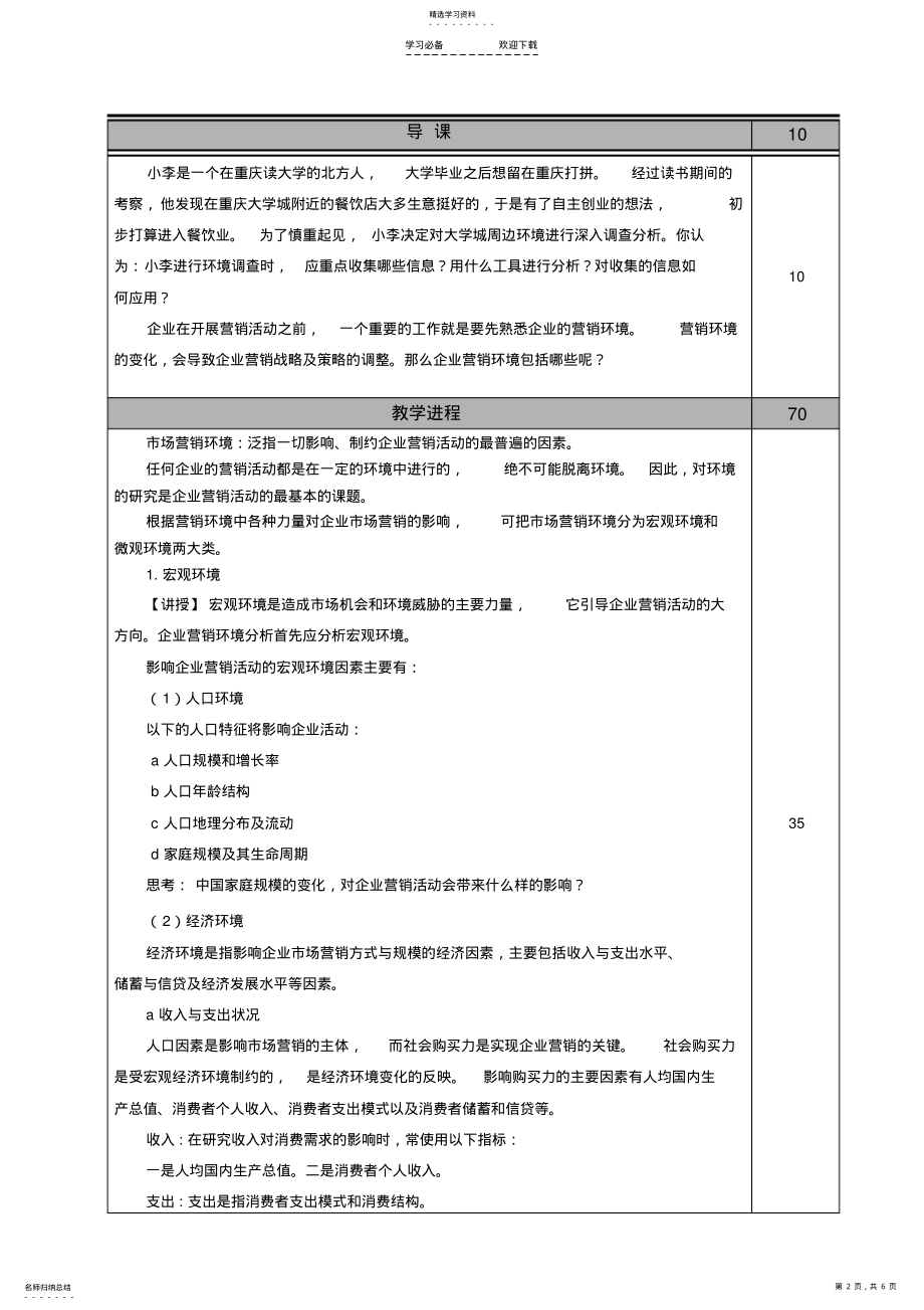 2022年市场营销实务教案 .pdf_第2页