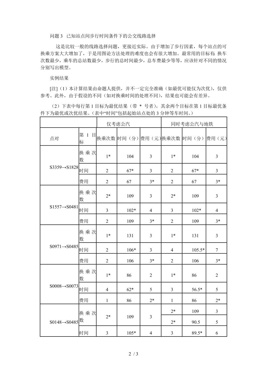 2007高教社杯全国大学生数学建模竞赛B题评阅要点.doc_第2页