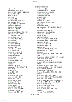 2022年高考英语常用词组3 .pdf