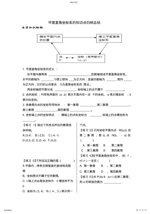 平面直角坐标系知识点总结归纳 2.pdf