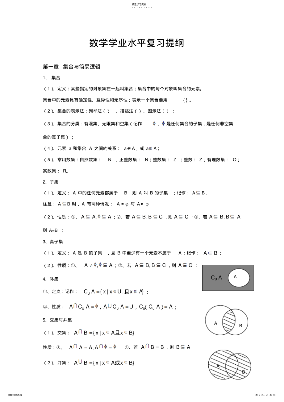 2022年高中数学会考知识点总结 2.pdf_第2页