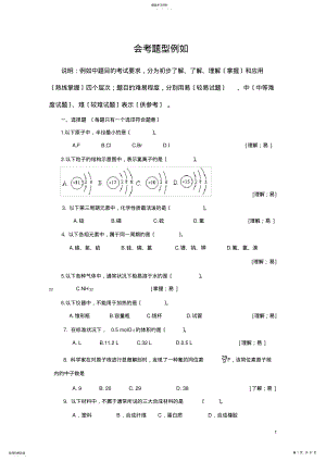 2022年高中化学会考题库绝对值 .pdf