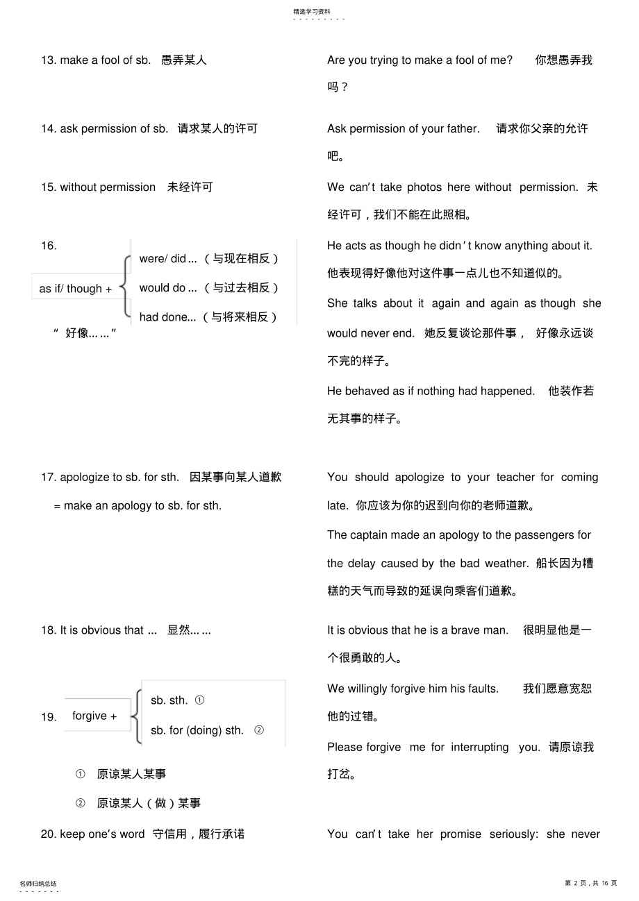 2022年高一英语必修三短语归纳 .pdf_第2页