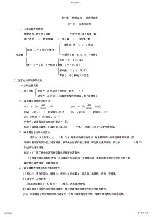 2022年高中化学必修二基础知识总结 .pdf