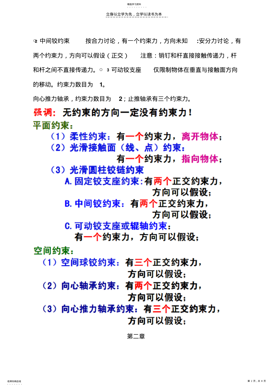 2022年工程力学重点总结 .pdf_第2页