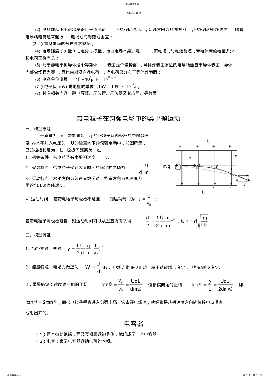 2022年高中物理-知识点归纳 .pdf_第2页