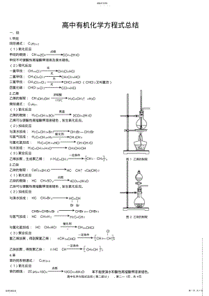 2022年高中有机化学方程式总结 4.pdf