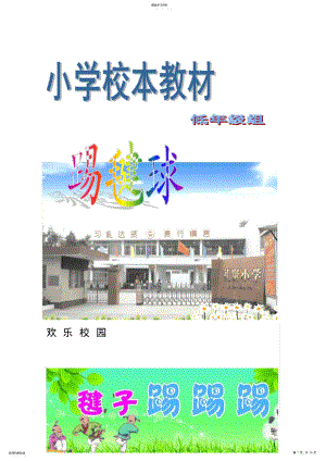 2022年小学踢毽球校本教材 .pdf