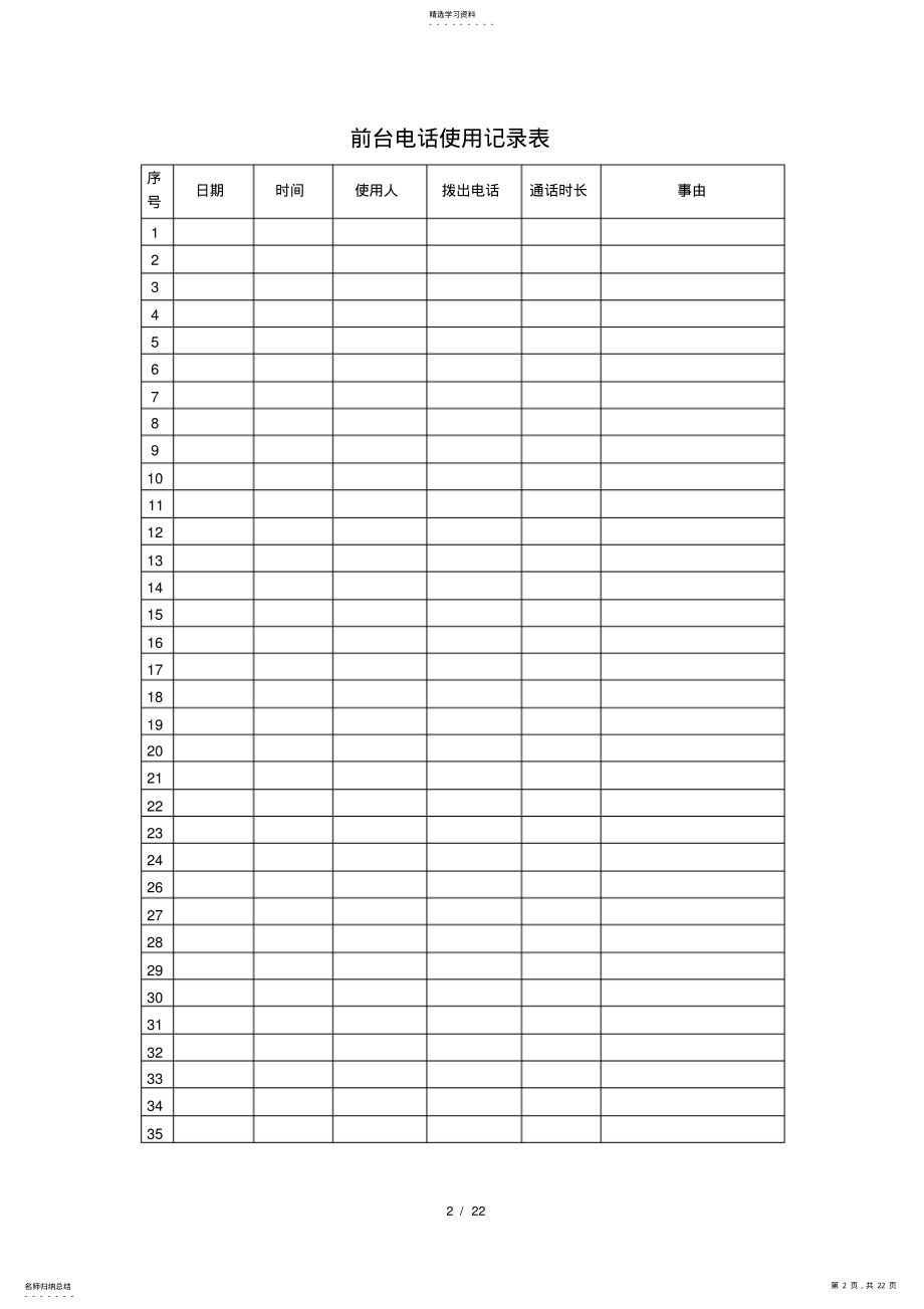 2022年教育培训机构所有表格 .pdf_第2页