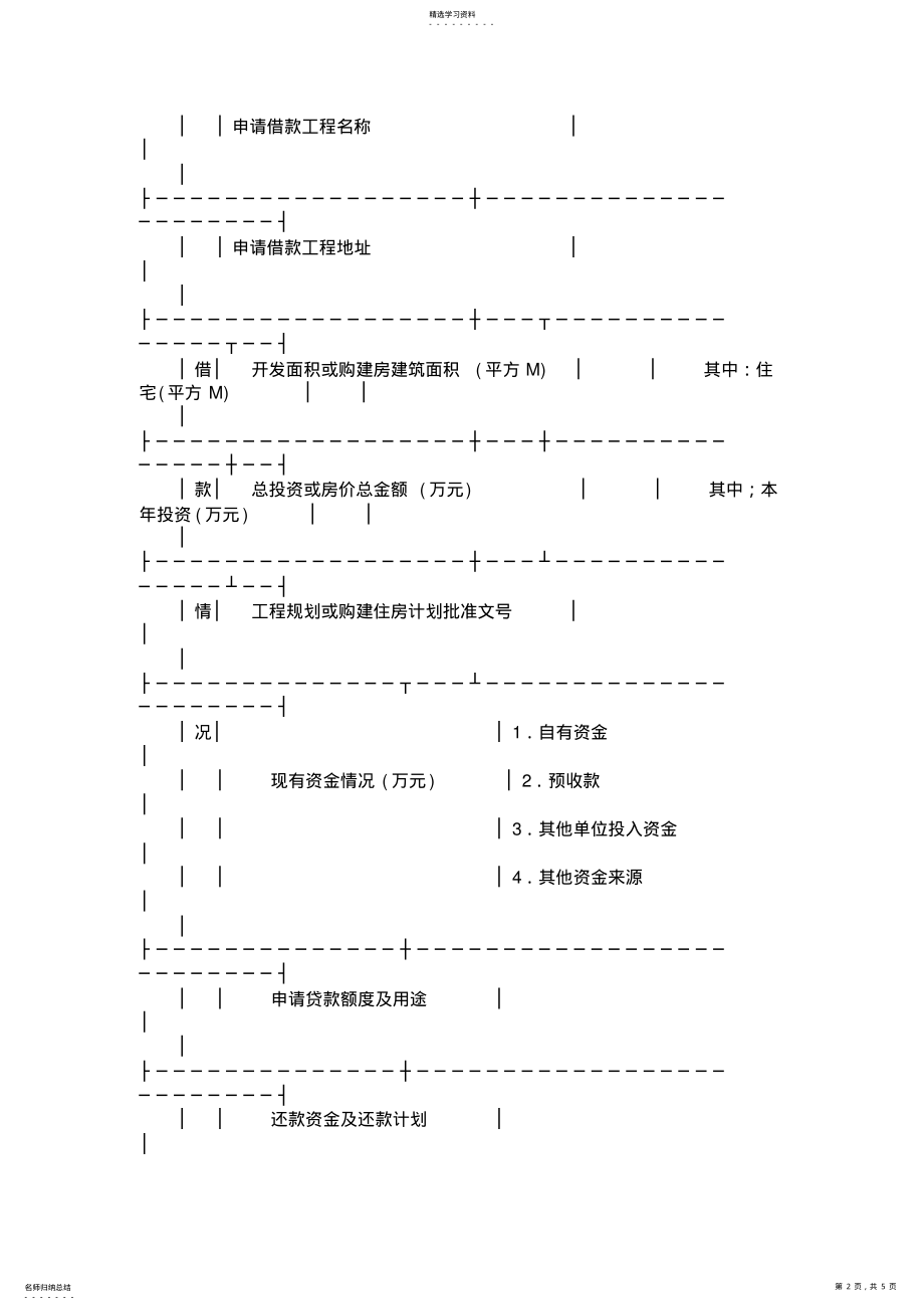 2022年房地产贷款申请审批表 .pdf_第2页