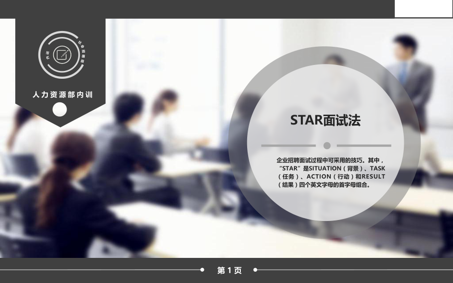 面试技巧-STAR面试法ppt课件.pptx_第1页