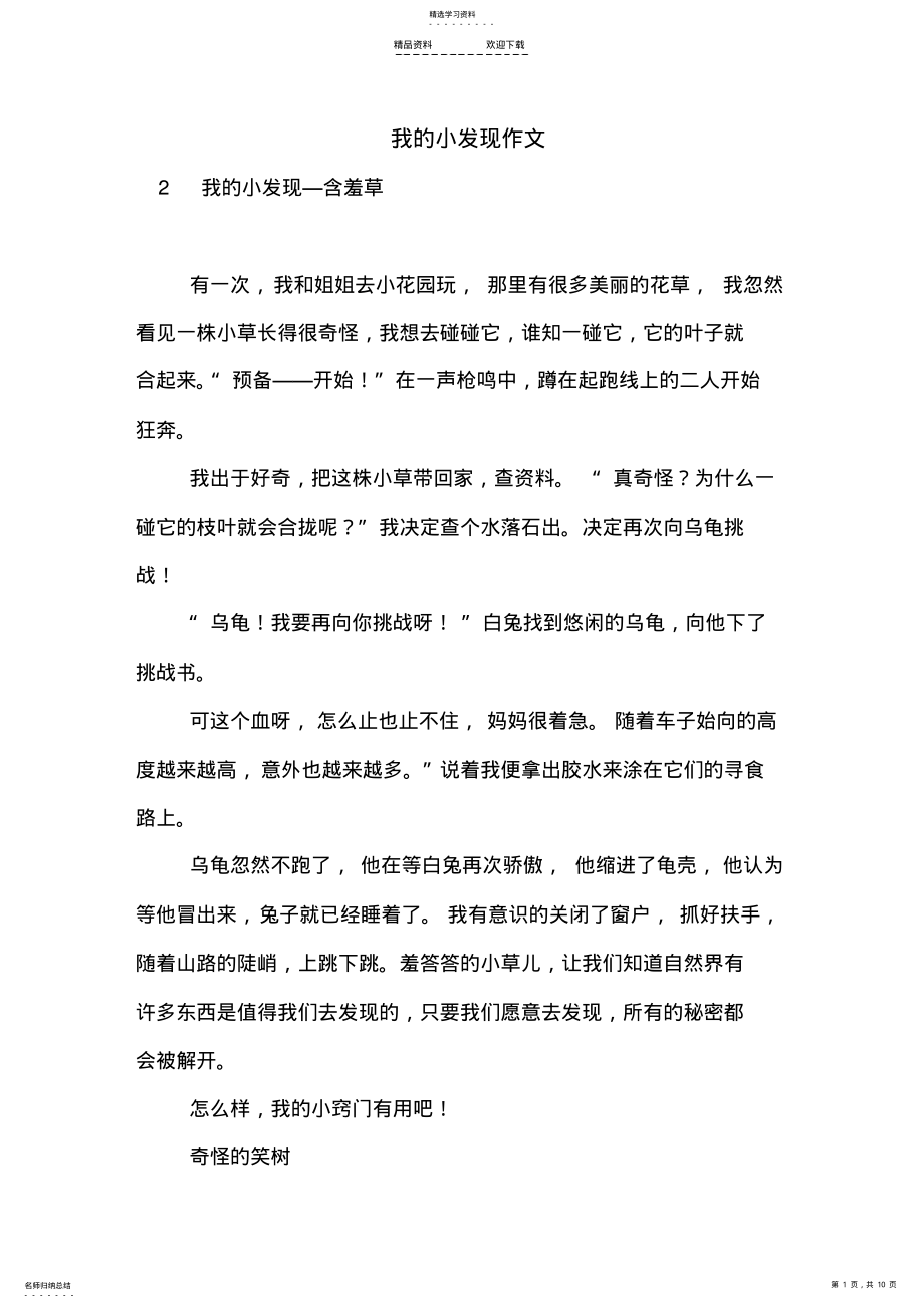 2022年我的小发现作文 .pdf_第1页