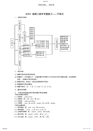 2022年高三不等式复习 .pdf