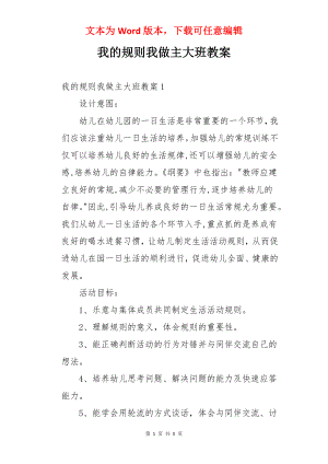 我的规则我做主大班教案.docx