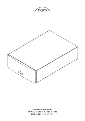 Naim慕烁SNAXO242使用说明书.pdf