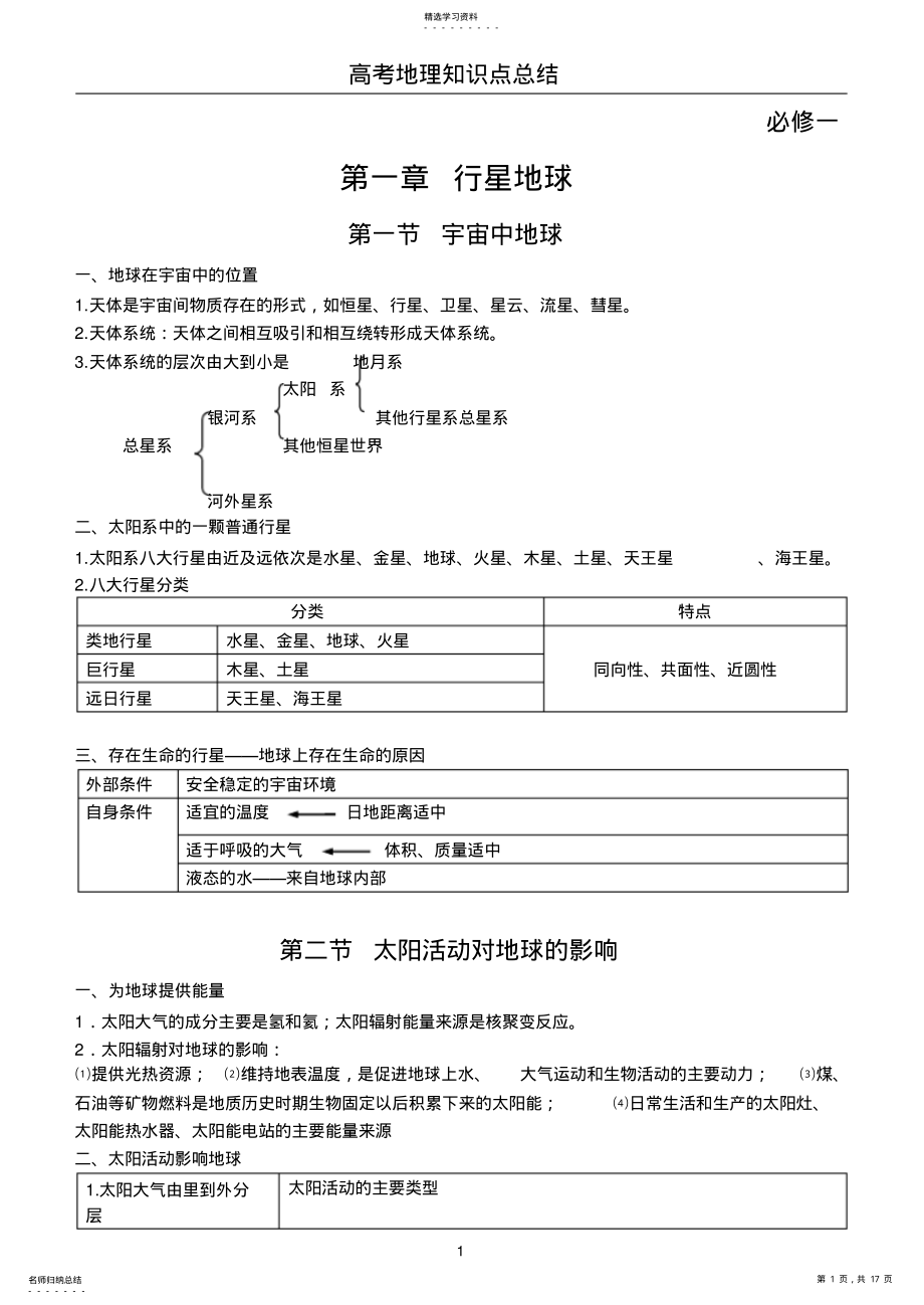 2022年高中地理必修一知识点总结2 2.pdf_第1页