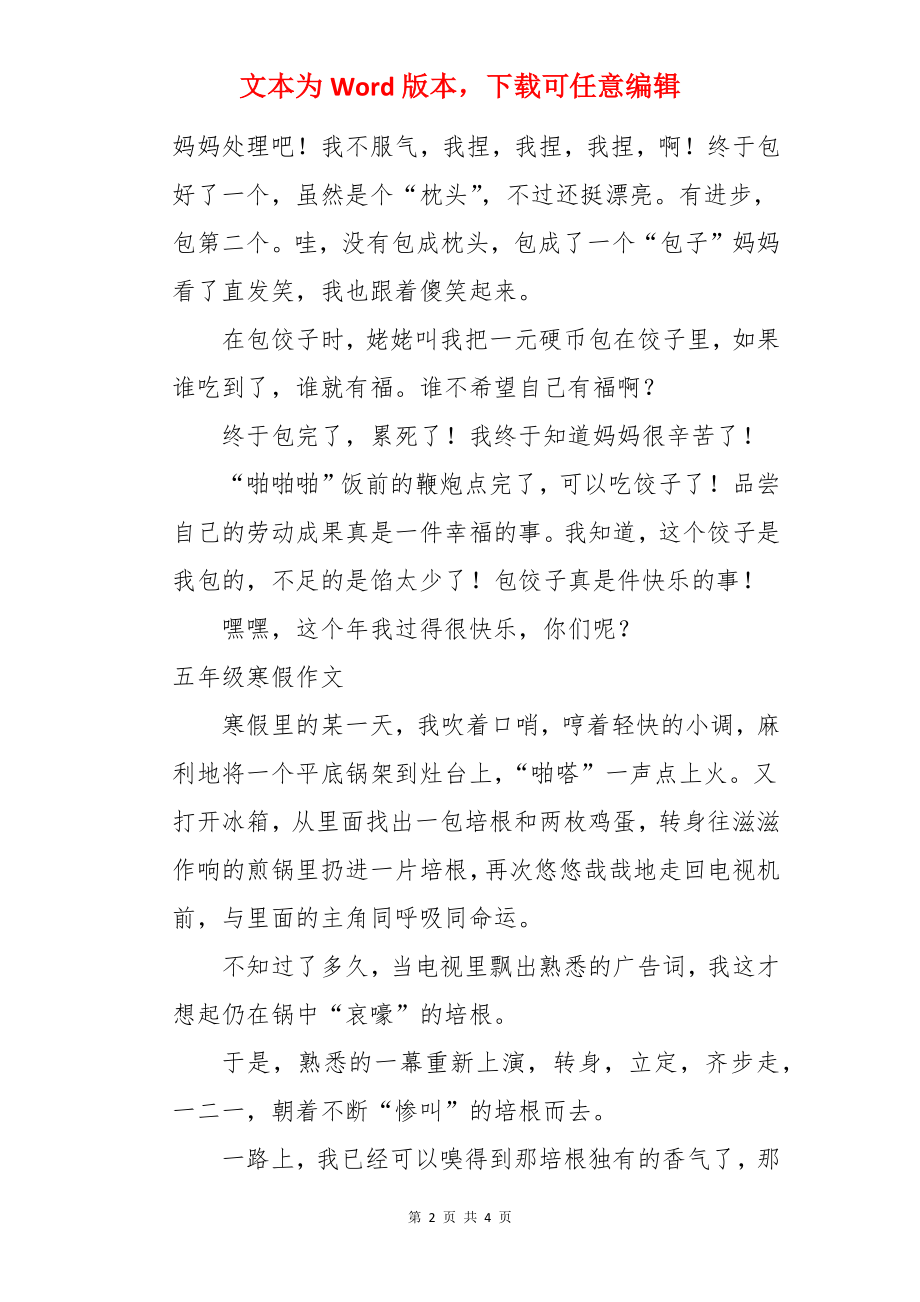 五年级寒假作文【三篇】.docx_第2页