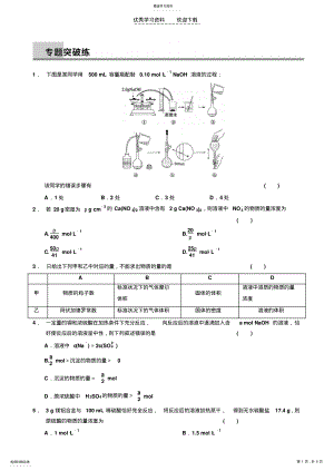 2022年高三化学二轮复习专题突破 .pdf