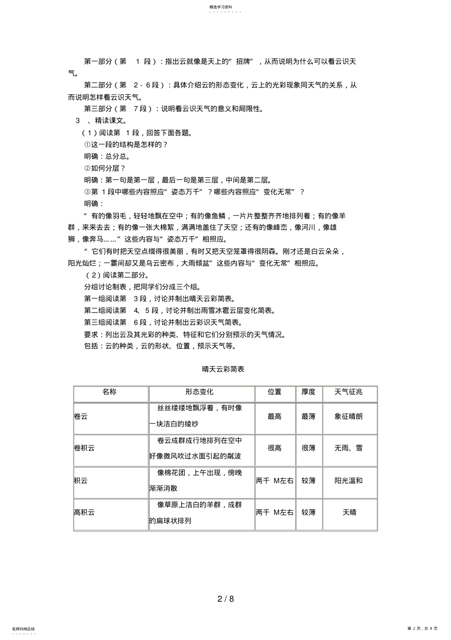 2022年按备课簿模式精心整理_第一单元专题气象物候 .pdf_第2页