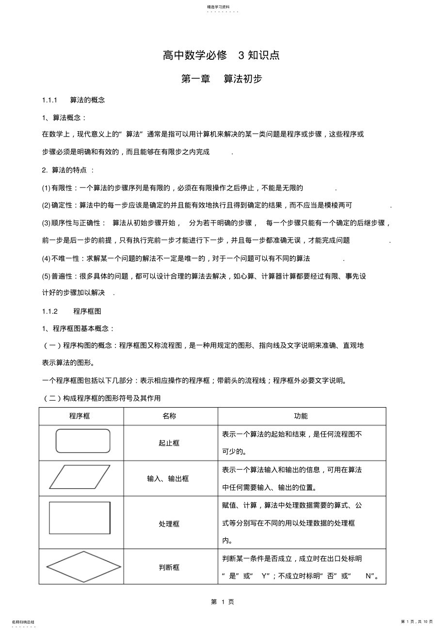 2022年高中数学必修三知识点 2.pdf_第1页