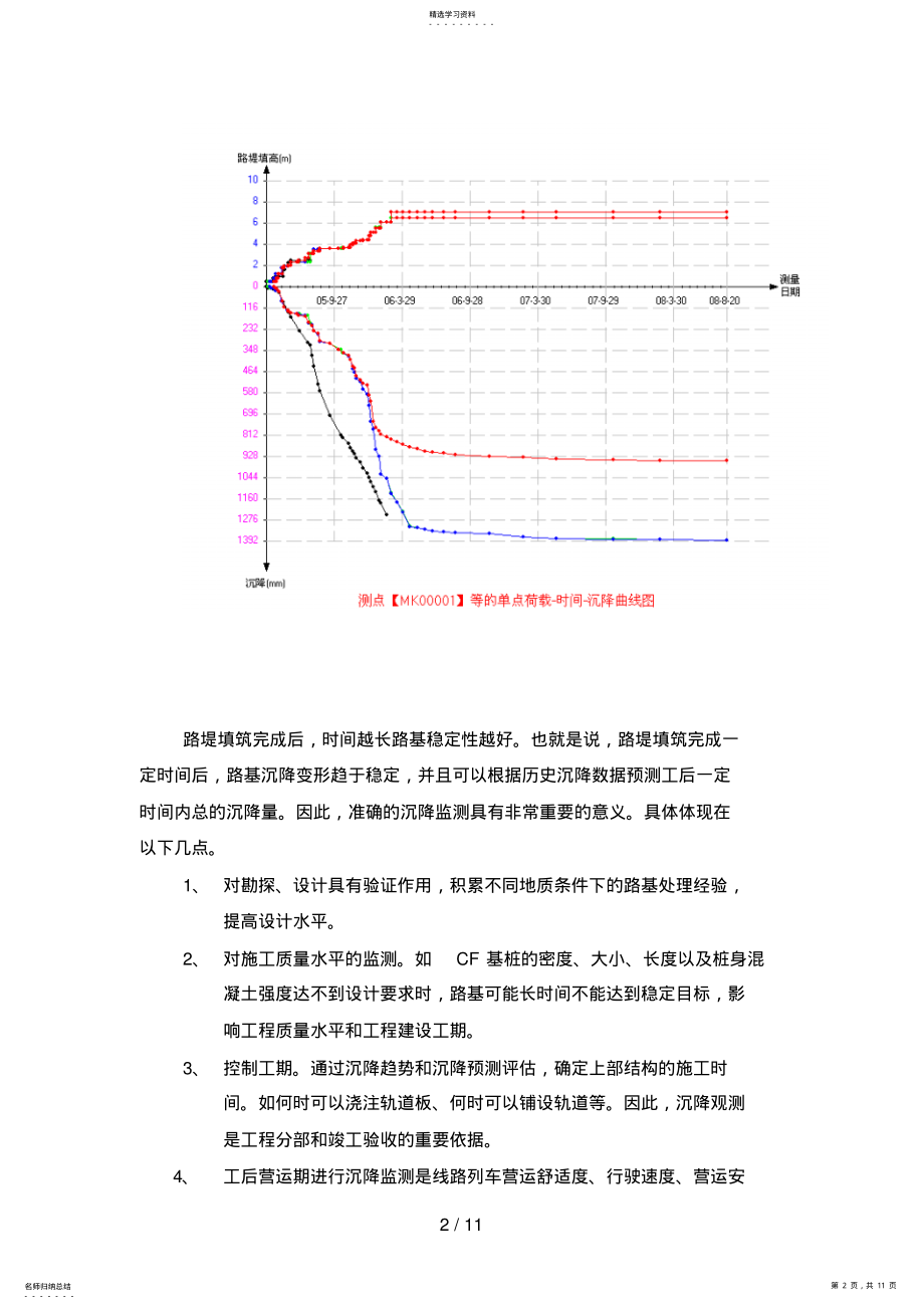 2022年高标准铁路路基沉降变形监测解决措施 .pdf_第2页